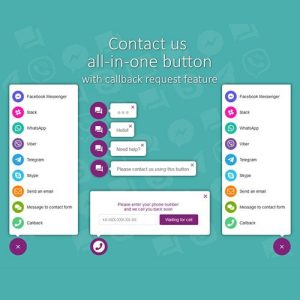 All in One Support Button + Callback Request. WhatsApp