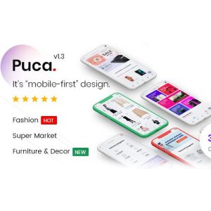 Puca – Optimized Mobile WooCommerce Theme