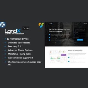 LandX Multipurpose WordPress Theme