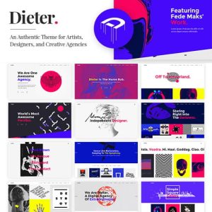 Dieter – Authentic Artist & Creative Design Agency Theme