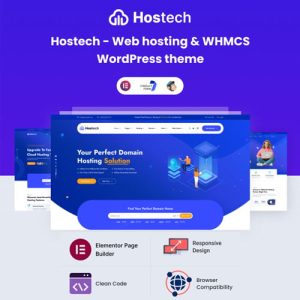 Hostech – Web hosting & WHMCS WordPress theme