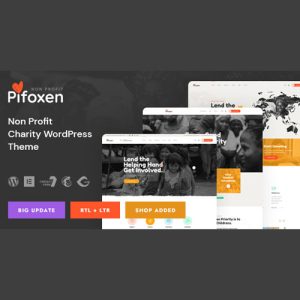 Pifoxen – Nonprofit Charity WordPress Theme