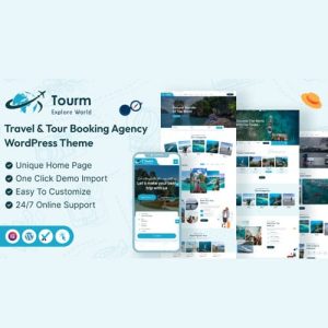Tourm- Travel & Tour Booking Agency WordPress Theme